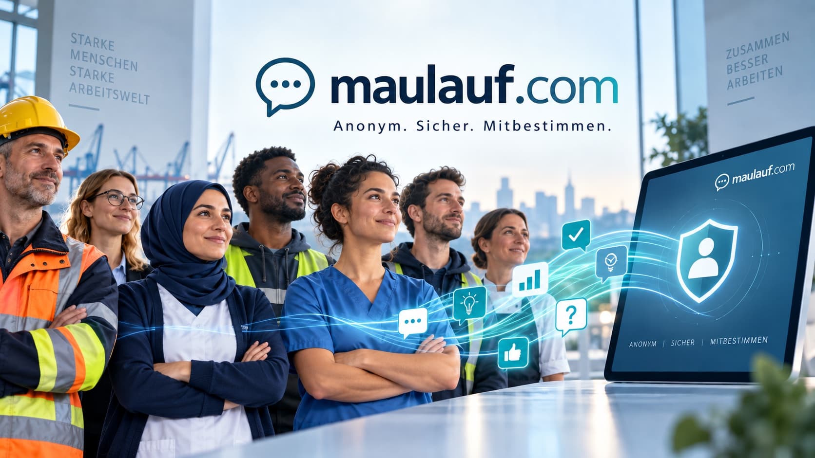 Maulauf – Anonym. Sicher. Mitbestimmen.